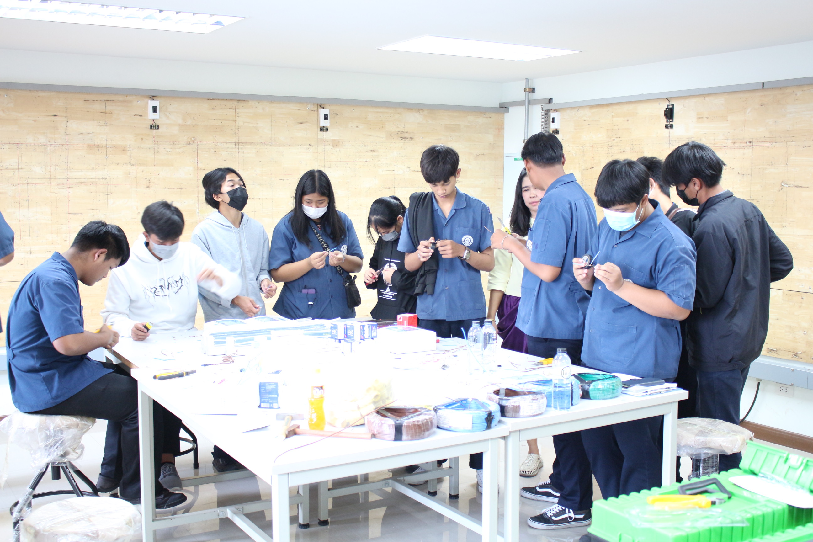 อบรมหลักสูตรระยะสั้น "เตรียมความพร้อมช่างไฟฟ้าภายในอาคาร ระดับ 1"