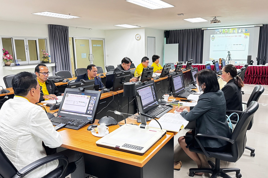 ตรวจประกันคุณภาพการศึกษาภายในระดับหลักสูตร ค.อ.บ. ระบบออนไลน์