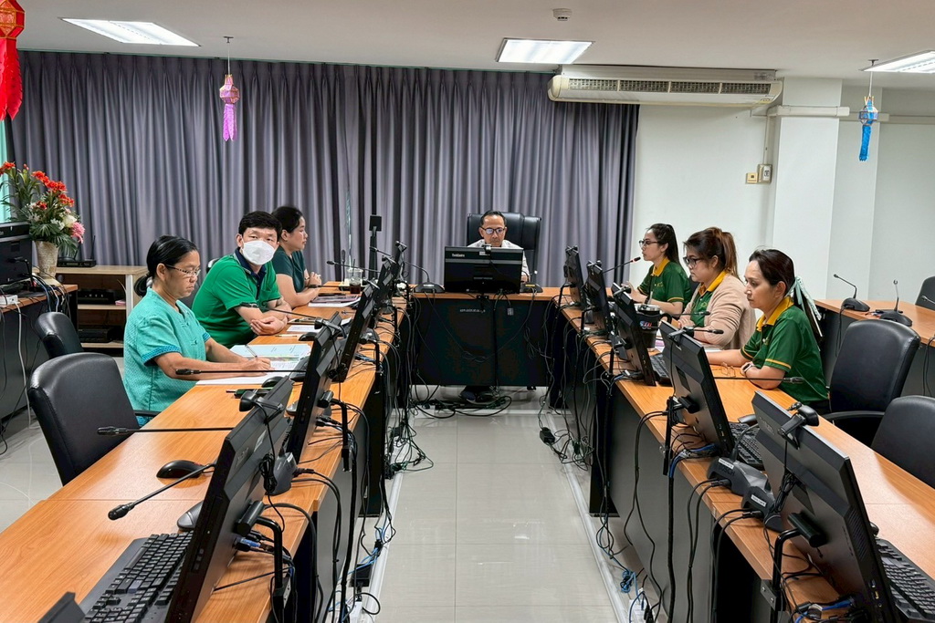 ประชุมการประเมินผลการทดลองปฏิบัติงาน สายสนับสนุน รอบ 12 เดือน