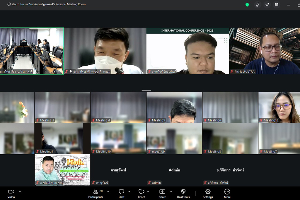 ประชุมการติดตามผลการปฏิบัติงาน โครงการ 1 ราชภัฏ 1 ตำบล ต้นแบบ พื้นที่องค์การบริหารส่วนตำบลท่าดินดำ จังหวัดลพบุรี
