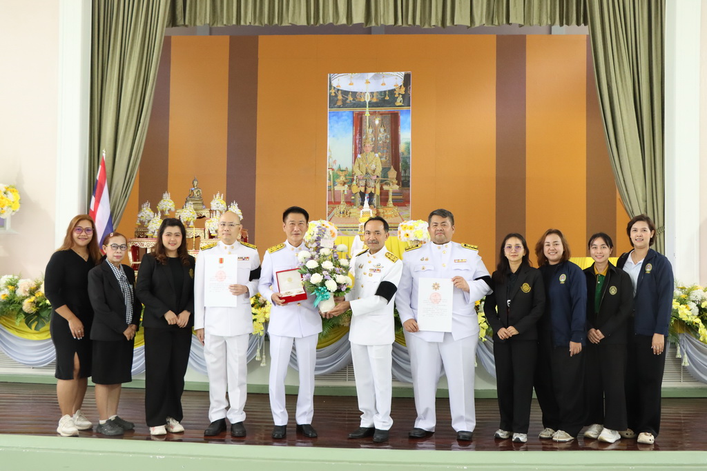 ร่วมแสดงความยินดีเนื่องในโอกาสได้รับพระราชทานเครื่องราชอิสริยาภรณ์ (ชั้นสายสะพาย) ประจำปี พ.ศ. 2568 เพื่อยกย่องบุคลากรผู้สร้างคุณประโยชน์แก่ราชการ
