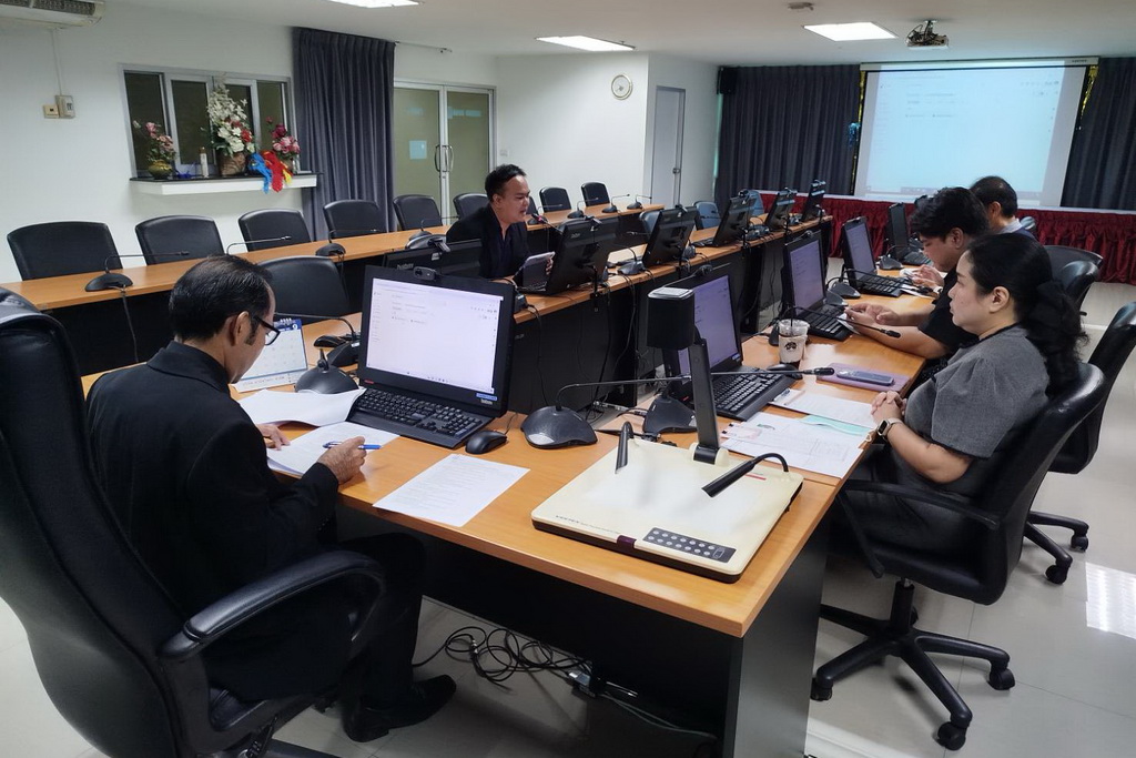 ประชุมการประเมินผลการทดลองปฏิบัติงาน สายวิชาการ รอบ 12 เดือน